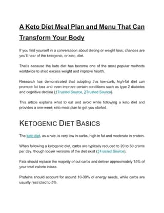 Low Gi Diet 12 Week Weight Loss Plan Pdf 2024